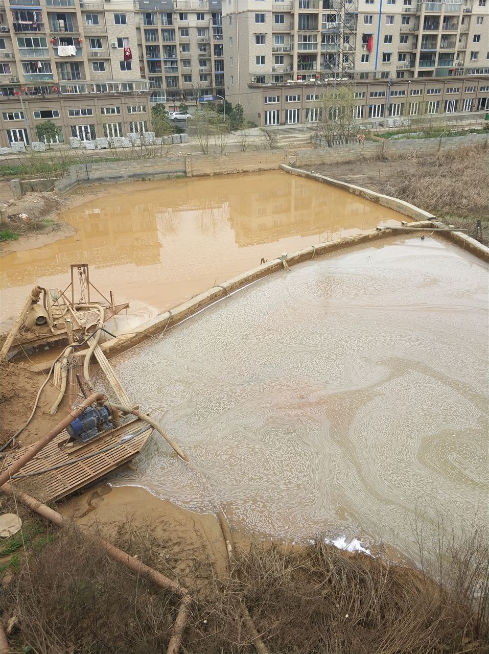 皇桐镇沉淀池淤泥清理-厂区废水池淤泥清淤
