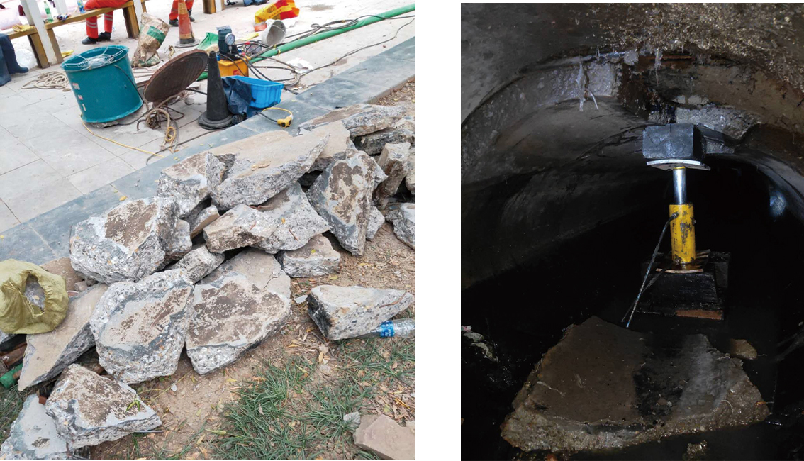 皇桐镇管道预处理